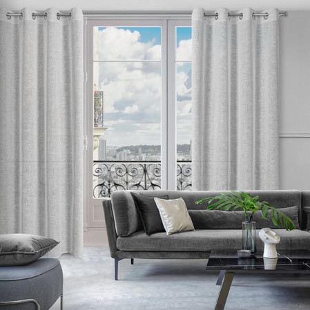 ZASŁONA GOTOWA AMARI 140 X 250 CM STALOWY