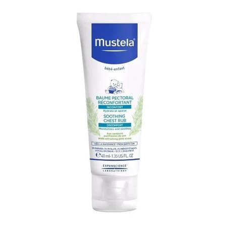 Mustela Kojący balsam do nacierania klatki piersiowej 40ml
