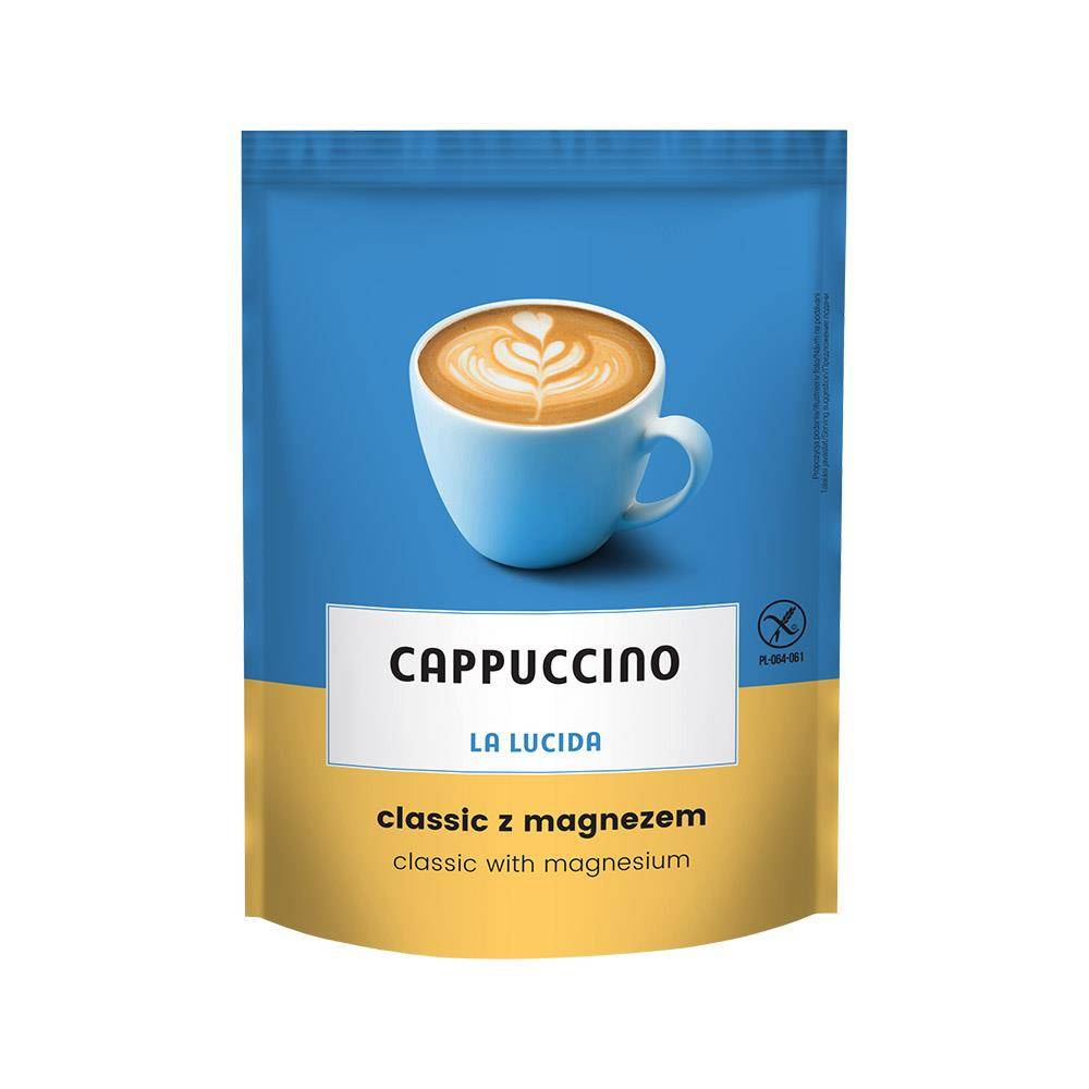 Cappuccino z magnezem Bezglutenowa 100 g Celiko La Lucida