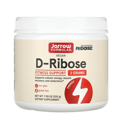 Jarrow Formulas D-Ribose - Ryboza w proszku 200 g