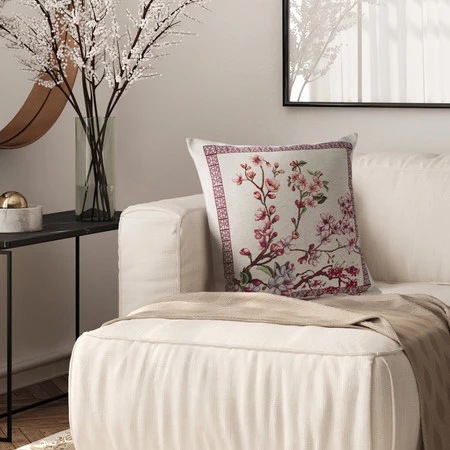 szerokość: 45 cm, długość: 45 cm, kolor: różowy