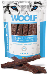 WOOLF Salmon Carrot Strips Paski Łosoś z Marchwią - przysmak dla psa - 100g