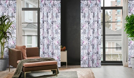 ZASŁONA GOTOWA HONEY NA TAŚMIE 140 X 270 CM RÓŻOWY