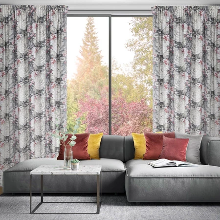 ZASŁONA GOTOWA LUCIA NA TAŚMIE 140 X 270 CM KREMOWY