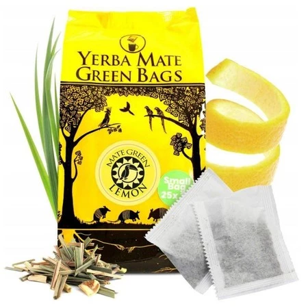 Oranżada Yerba Mate Green Lemon saszetki 25X3G