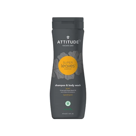 Attitude SUPER LEAVES™, SPORTS MEN, Szampon i płyn do mycia ciała, 473 ml