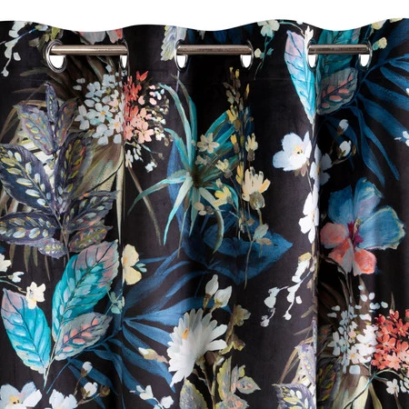 ZASŁONA GOTOWA ALANI 140 X 270 CM CZARNY