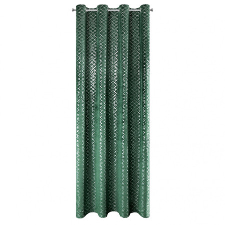 ZASŁONA GOTOWA D91 MOLY 140 X 250 CM ZIELONY