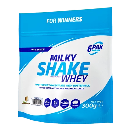 6PAK MILKY SHAKE WHEY   300g CAFFE LATTE