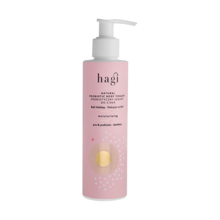 Hagi - Naturalny probiotyczny jogurt do ciała nawilżający WAKACJE NA BALI 200 ml