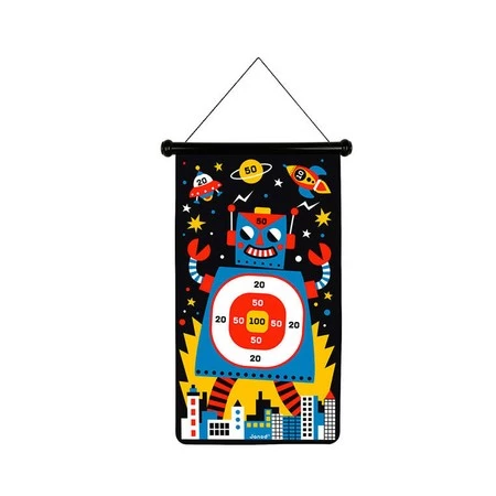 Janod Magnetyczna gra w rzutki Roboty