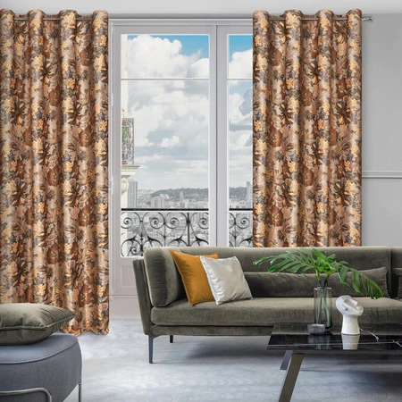 ZASŁONA GOTOWA DIANA 140 X 250 CM RUDY