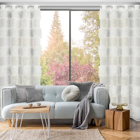 FIRANA GOTOWA MARGARET 140 X 250 CM KREMOWY