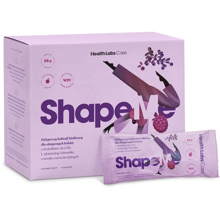 ShapeMe odżywczy koktajl białkowy dla aktywnych kobiet suplement diety Owoce Leśne 15 saszetek
