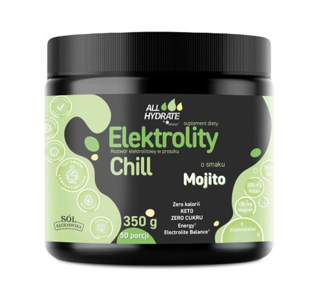ALLHydrate Elektrolity CHILL Mojito 350g