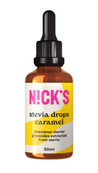 N!CK'S Nicks Stevia Drops Caramel Słodzik karmelowy bez cukru 50ml