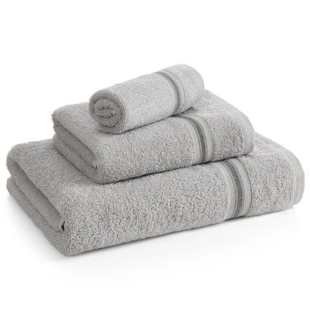 RĘCZNIK TRIS (02) 50 X 90 CM SREBRNY