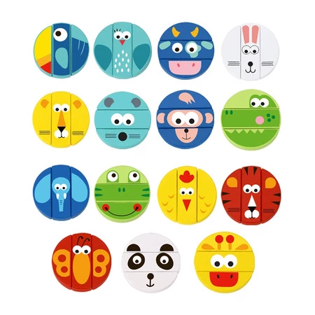 TOOKY TOY Klocki Zwierzęta Gra Zręcznościowa