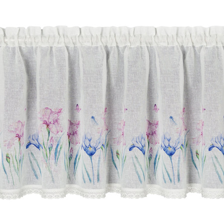 Firana gotowa Dolorez na Taśmie 150 x 60 cm, Biały