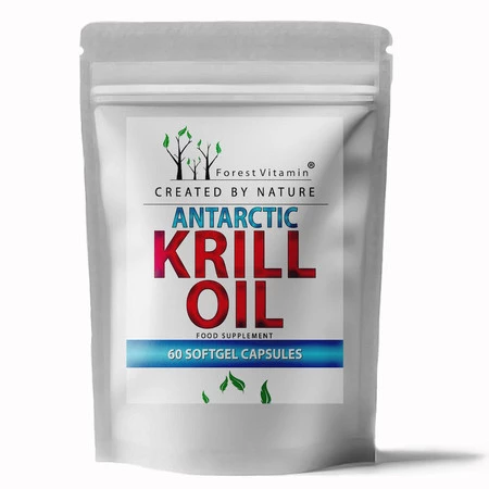 Forest Vitamin Antarktyczny Olej z Kryla 500 mg 60 kaps.