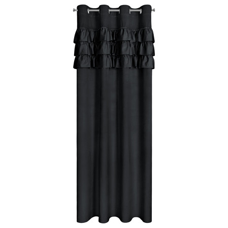 ZASŁONA GOTOWA SAMI 140 X 250 CM CZARNY