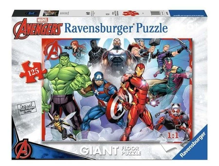 PROMO Puzzle 125el podłogowe Avengers Giant 056439 Ravensburger