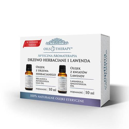 Optima Natura Zestaw Aptecznej Aromaterapii Drzewo Herbaciane i Lawenda  2 x 10 ml