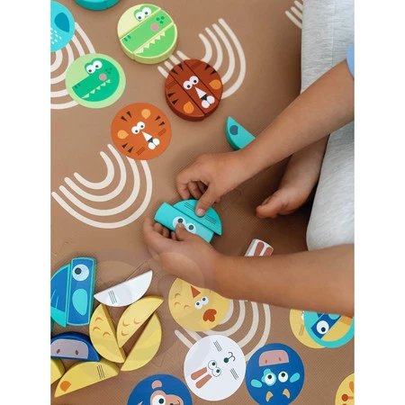 TOOKY TOY Klocki Zwierzęta Gra Zręcznościowa