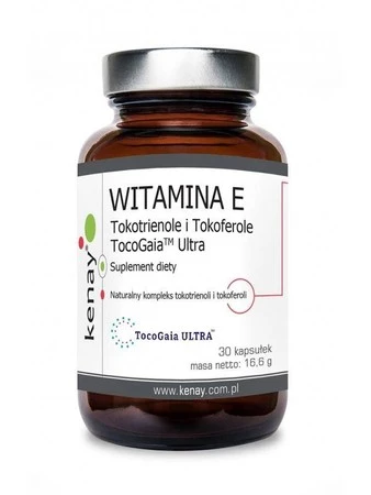Witamina E Tokotrienole i Tokoferole TocoGaia™ Ultra (30 kaps.)