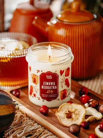 Woskiknot świeca sojowa Zimowa Herbatka 300ml