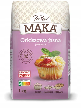 ToTa! Mąka orkiszowa jasna 1 kg