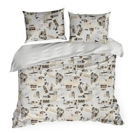 Komplet pościeli bawełnianej Sonia 39, 160 x 200 cm, Beżowy