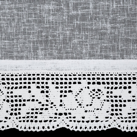 Firana gotowa Lari na Taśmie 150 x 30 cm, Biały