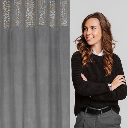 ZASŁONA GOTOWA LIZA 140 X 250 CM STALOWY
