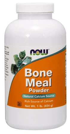 Now Foods Bone Meal Puder na wsparcie zdrowych kości 454 g