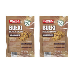 Zestaw 2x Bułki bezglutenowe wieloziarniste 240 g