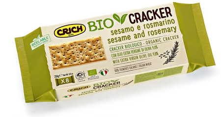 Crich Krakersy z sezamem i rozmarynem BIO 250 g