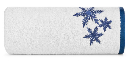 Ręcznik Świateczny Carol01 70 x 140 cm, Biały