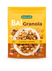 Bakalland BA! Granola 5 orzechów 300g  pełnoziarnista