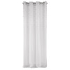 ZASŁONA GOTOWA D91 STELLA 140 X 250 CM SREBRNY