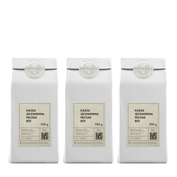 Zestaw: 3x KASZA JĘCZMIENNA PĘCZAK BIO 500 g - THE PLANET