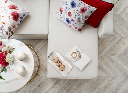 Poszewka Mink 39 45 x 45 cm, Biały