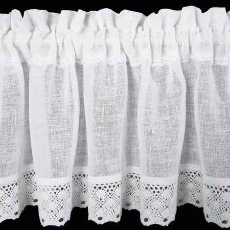 FIRANA GOTOWA LISA NA TAŚMIE 150 X 60 CM BIAŁY