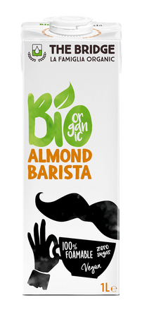 NAPÓJ MIGDAŁOWY BARISTA BEZ DODATKU CUKRÓW BEZGLUTENOWY BIO 1 L - THE BRIDGE