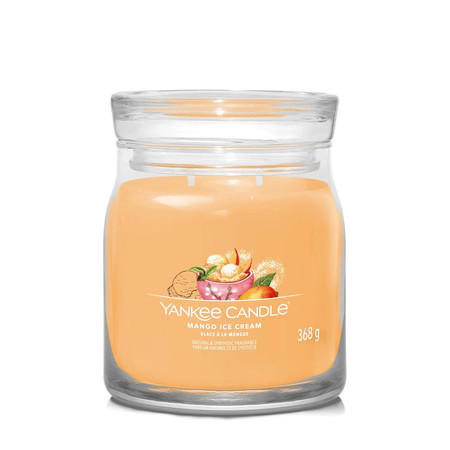 Średnia świeca zapachowa Mango Ice Cream 368g