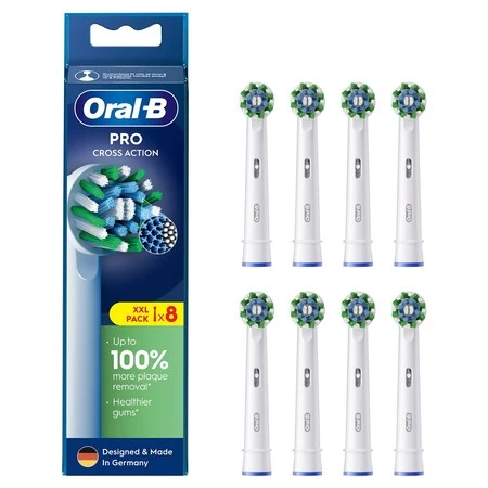 ORAL-B BRAUN KOŃCÓWKI EB50-8 CROSS ACTION 