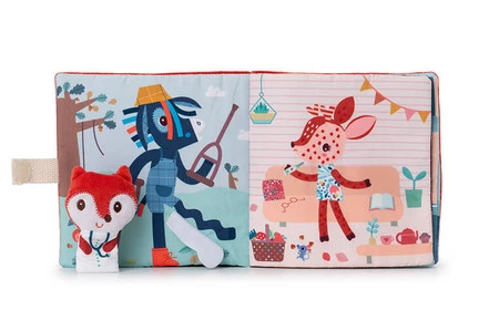 LILLIPUTIENS Książeczka aktywizująca z mini-pacynką Doktor Lisiczka Alice 12 m+