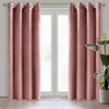 ZASŁONA GOTOWA D91 ROSA 140 X 270 CM CIEMNORÓŻOWY