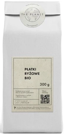 PŁATKI RYŻOWE BIO 300 g - THE PLANET