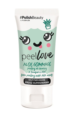 Peellove Aloe Gommage peeling do twarzy z kwasami AHA 75ml